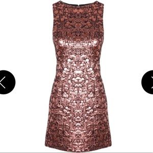 NEVER WORN Alice + Olivia Jacquard A-Line Dress